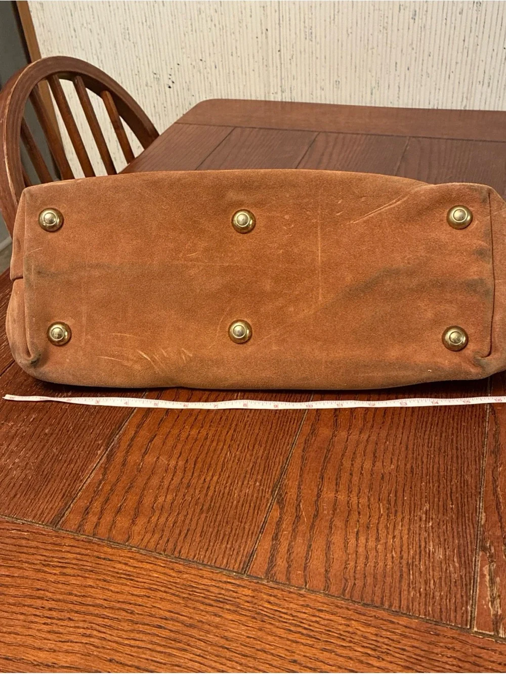 Tool Duffel Bag Carpenter Denim And Suede With Wrangler Patch All Purpose